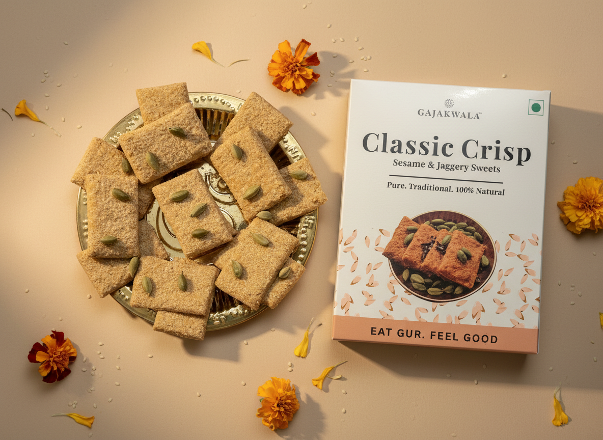 Classic Crisp – Pure Sesame & Jaggery Delight