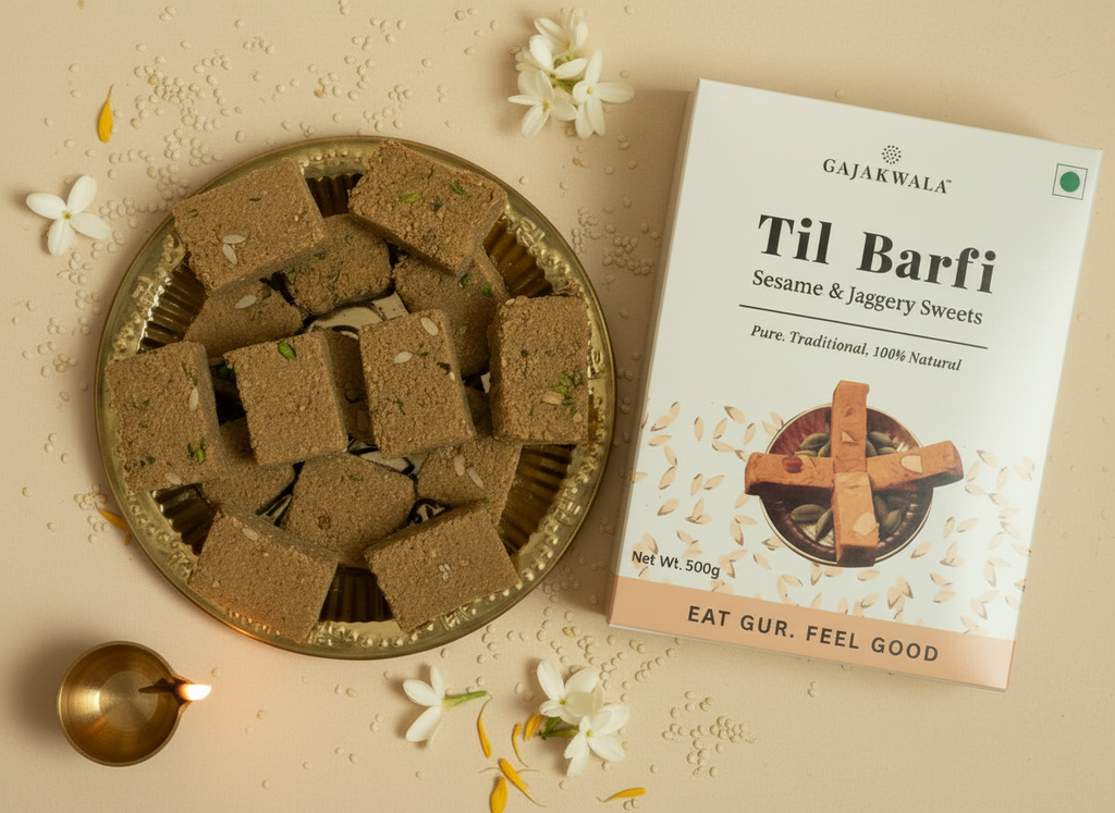 Til Barfi – Pure Sesame & Jaggery Delight