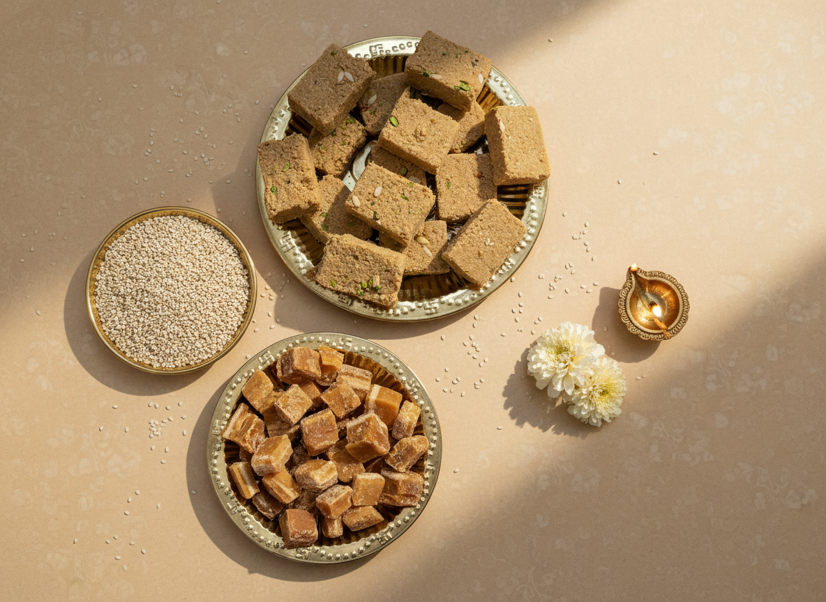 Til Barfi – Pure Sesame & Jaggery Delight